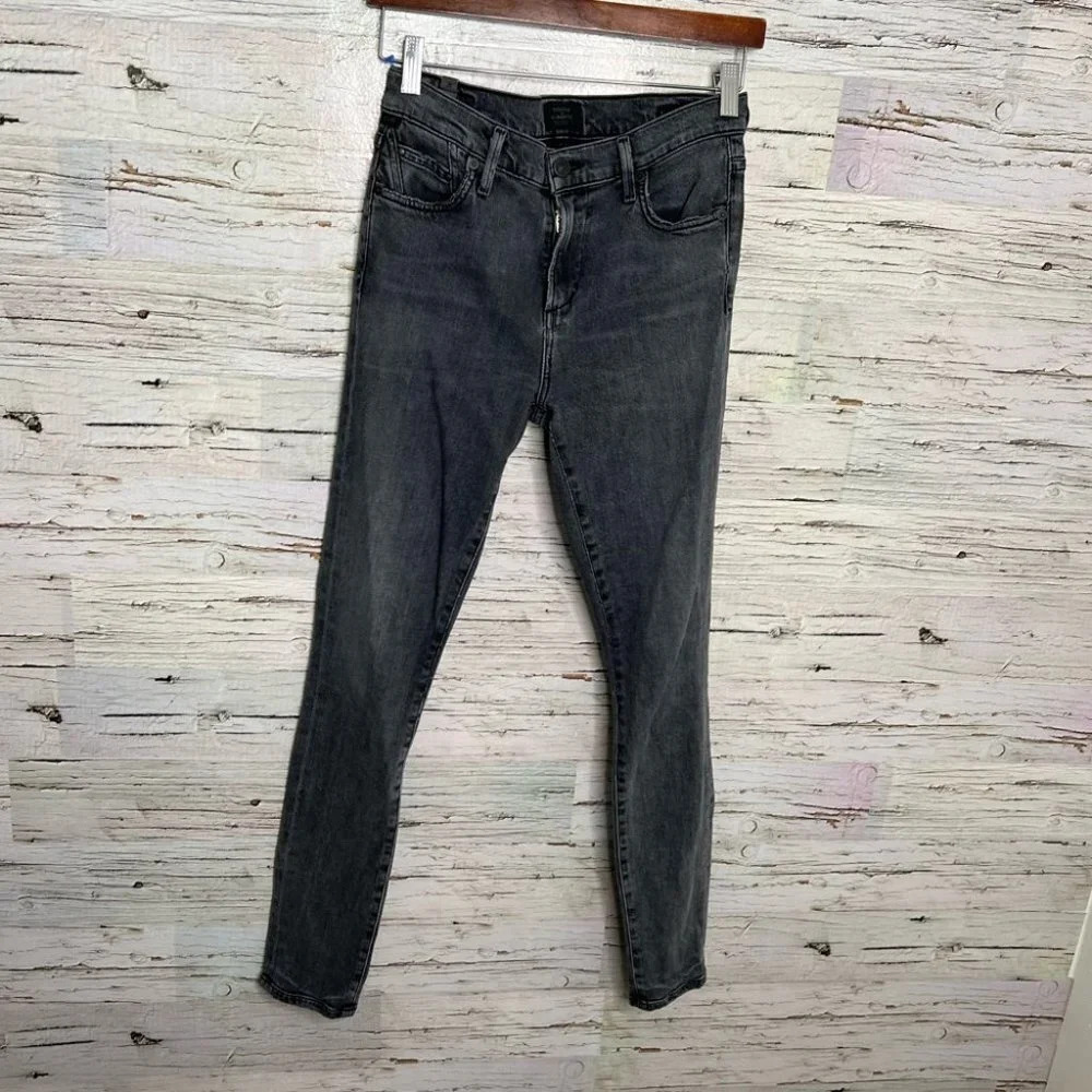 Citizens of humanity gray rocket skinny jeans size 26